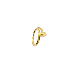 18 Karat Gold Nail Ring